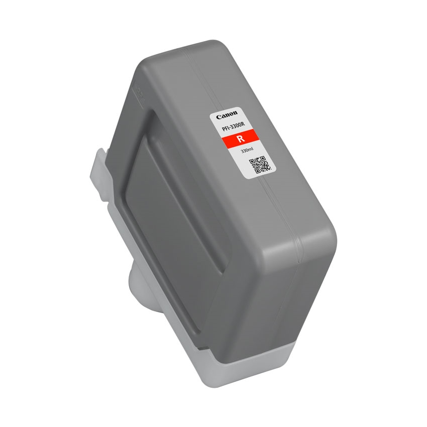 Canon PFI-3300R, Rosso, 330 ml, 1 pz, Confezione singola