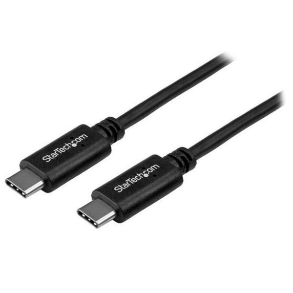 StarTech.com Cavo USB-C - M/M - 1m - USB 2.0 - USB Type C - Cavo USB di tipo C - Cavo USB - 24 pin USB-C (M) a 24 pin USB-C (M) - USB 2.0 - 1 m - nero - per P/N: DKT30CHD, HB30C1A1CPD, HB30C3A1CFBW, PEXUS313AC2V