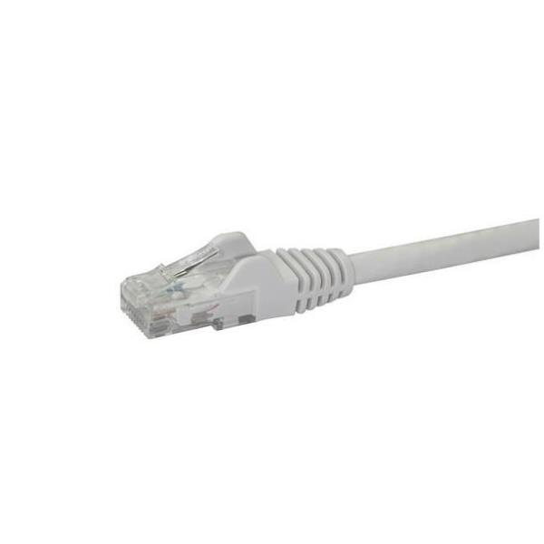 StarTech.com Cavo di Rete Bianco da 0,5m Cat6 UTP Ethernet Gigabit RJ45 Antigroviglio - 50cm - Cavo di rete - RJ-45 (M) a RJ-45 (M) - 50 cm - UTP - CAT 6 - stampato, antiaggrovigliamento, bloccato - bianco