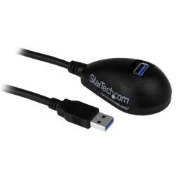 StarTech.com Cavo prolunga USB 3.0 SuperSpeed Tipo A - Prolunga USB da A Maschio ad A Femmina - Nero - Prolunga USB - USB Tipo A (F) a USB Tipo A (M) - USB 3.0 - 1.5 m - nero - per P/N: CFASTRWU3, S355BU33ERM, USB3SAA3MBK