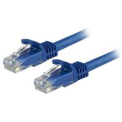 StarTech.com Cavo patch antigroviglio UTP RJ45 Cat6 Gigabit blu 5m - Cavo patch 5 m (N6PATC5MBL) - Cavo patch - RJ-45 (M) a RJ-45 (M) - 5 m - UTP - CAT 6 - stampato, antiaggrovigliamento - blu