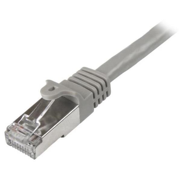 StarTech.com Cavo di rete Cat6 Ethernet Gigabit - Cavo Patch RJ45 SFTP da 2 m - Grigio - Cavo patch - RJ-45 (M) a RJ-45 (M) - 2 m - SFTP - CAT 6 - stampato, antiaggrovigliamento - grigio