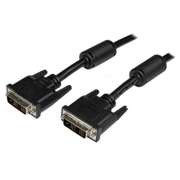 StarTech.com Cavo DVI-D Single Link per Monitor M/M - Cavo DVI-D per monitor Digitali maschio maschio 1920 x 1200 - 1m - Cavo DVI - legame singolo - DVI-D (M) a DVI-D (M) - 1 m - stampato, viti a serraggio manuale - nero