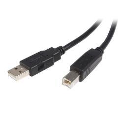 StarTech.com Cavo USB 2.0 per stampante tipo A/B ad alta velocita' M/M - Cavo USB 2.0 Maschio A / Maschio B da 2 m - Cavo USB - USB (M) a USB Tipo B (M) - USB 2.0 - 2 m - nero