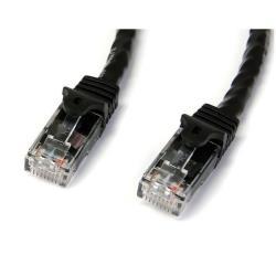 StarTech.com Cavo patch antigroviglio UTP RJ45 Gigabit Cat6 nero 2m - Cavo patch da 2 m con  funzionalità Power-over-Ethernet (N6PATC2MBK) - Cavo patch - RJ-45 (M) a RJ-45 (M) - 2 m - UTP - CAT 6 - stampato, antiaggrovigliamento - nero