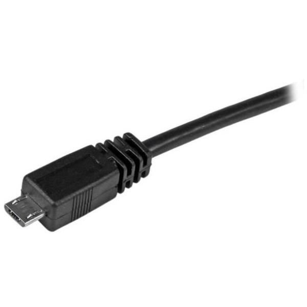 StarTech.com Cavo di sincronizzazione e di ricarica USB 2.0 a Micro USB - Cavo per Smartphone e Tablet A a Micro B da 50 cm - Cavo USB - USB (M) a Micro-USB Tipo B (M) - USB 2.0 - 50 cm - nero - per P/N: KITBXAVHDPEU, KITBXAVHDPUK