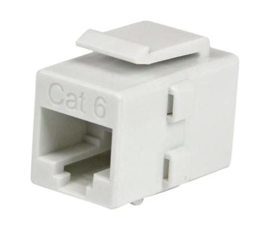 StarTech.com Accoppiatore di rete jack Keystone RJ45 Cat 6 bianco - F/F - Cat 6 Coupler  (C6KEYCOUPLWH) - Accoppiatore di rete - RJ-45 (F) a RJ-45 (F) - CAT 6 - bianco