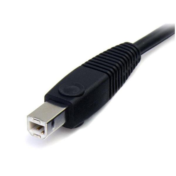 StarTech.com Cavo switch KVM DisplayPort USB 4 in 1 con audio e microfono 1,8 m - Cavo audio / video / USB - USB, mini jack stereo, DisplayPort (M) a USB, mini jack stereo, DisplayPort (M) - 1.8 m - stampato - nero - per P/N: SV231DPU, SV231DPUA