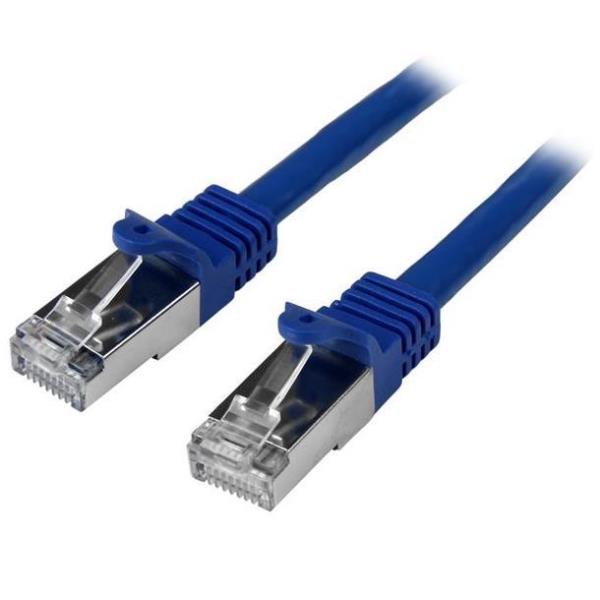 StarTech.com Cavo di rete Cat6 Ethernet Gigabit - Cavo Patch RJ45 SFTP da 3m - Blu - Cavo patch - RJ-45 (M) a RJ-45 (M) - 3 m - SFTP / 50 micron - CAT 6 - stampato, antiaggrovigliamento - blu