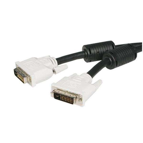 StarTech.com Cavo DVI-D Dual Link per Monitor M/M - Cavo DVI-D per monitor Digitali maschio maschio a 25 pin 2560 x 1600 - 1m - Cavo DVI - legame doppio - DVI-D (M) a DVI-D (M) - 1 m - viti a serraggio manuale - nero