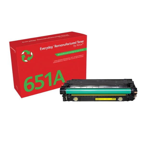 Everyday - Giallo - compatibile - cartuccia toner (alternativa per: HP 307A, HP 650A, HP 651A) - per HP Color LaserJet Enterprise CP5525, M750, MFP M775; Color LaserJet Professional CP5225