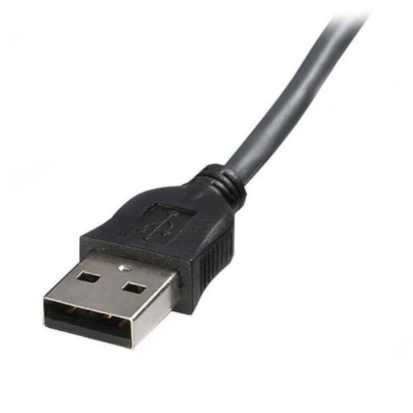 StarTech.com Cavo KVM ultra-sottile VGA USB 2 in 1 1,8 m (SVUSBVGA6) - Cavo tastiera / video / mouse (KVM) - USB, HD-15 (VGA) (M) a HD-15 (VGA) (M) - 1.8 m - nero - per P/N: SV1631DUSBU, SV1631DUSBUK, SV431DUSBU, SV831DUSBAU, SV831DUSBU, SV831DUSBUK