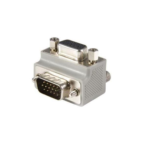 StarTech.com Adattatore angolato a destra VGA a VGA tipo 1 - M/F - Scheda VGA - HD-15 (VGA) (M) a HD-15 (VGA) (F) - grigio - per P/N: MXTHQMM2MA, MXTHQMM5MA, MXTMMHQ2M, MXTMMHQ30M, MXTMMHQ3M, MXTMMHQ5M, MXTMMHQ7M