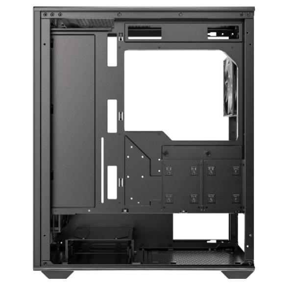 Stufa Tucano - esterno verticale e orizzontale - 2200 W - 53 x 33 x 202 cm - nero/argento - CFG