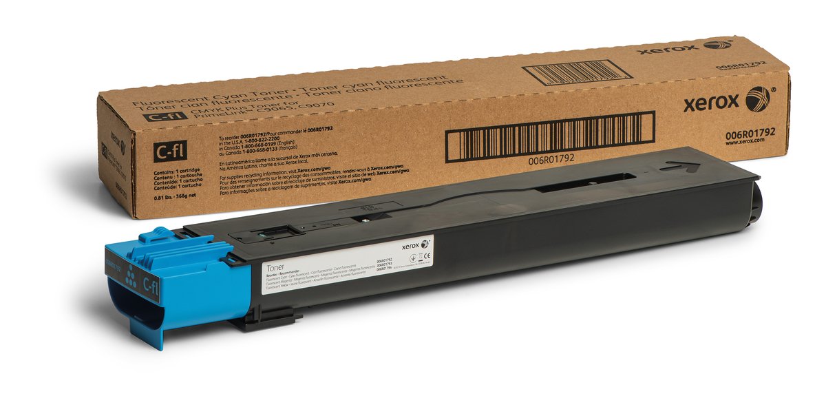 Xerox - Ciano fluorescente - originale - cartuccia toner - per PrimeLink C9065, C9070