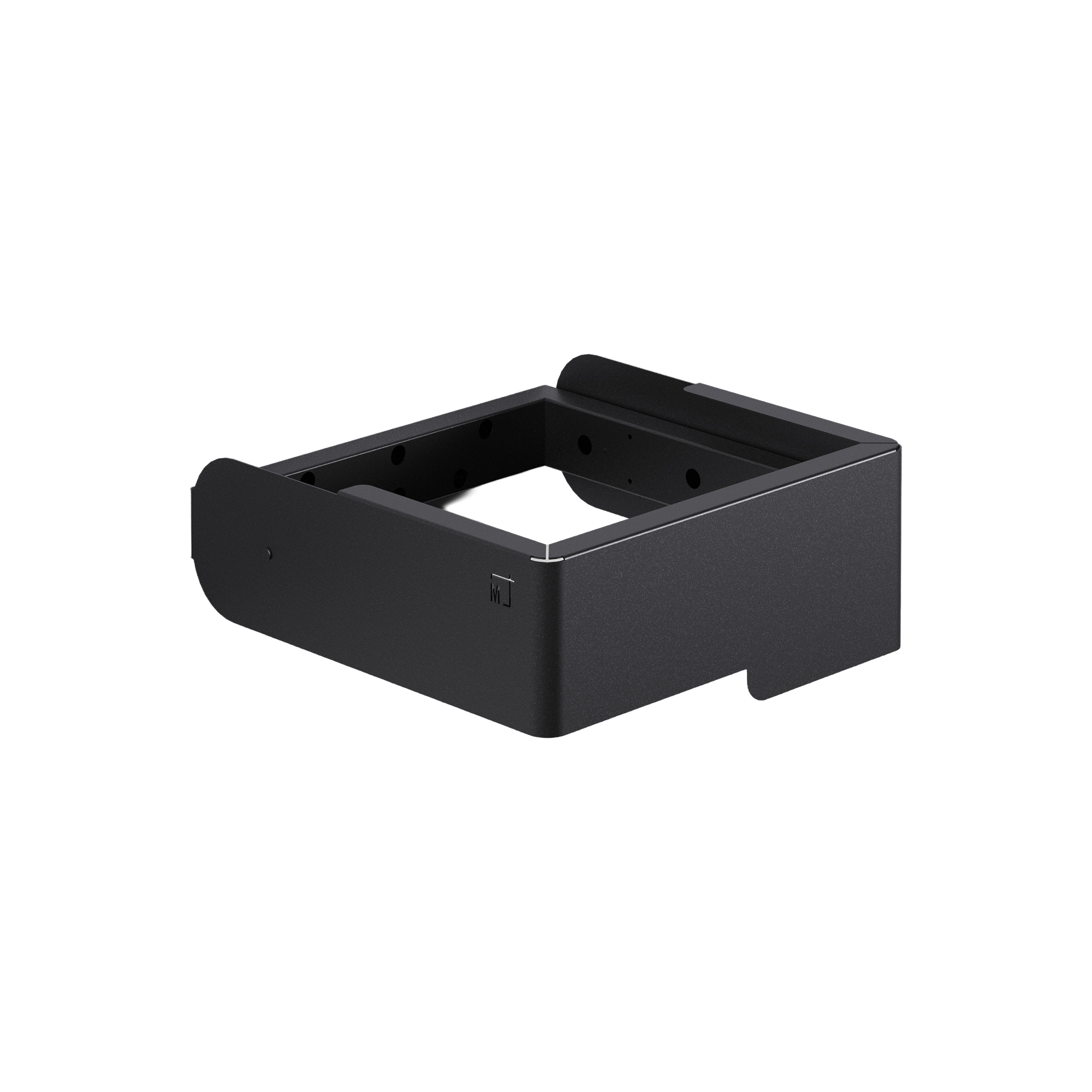 Portarifiuti MODULA - murale - con reggisacco - 41,5 x 41,5 x 17 cm - 120 L - antracite - Stilcasa