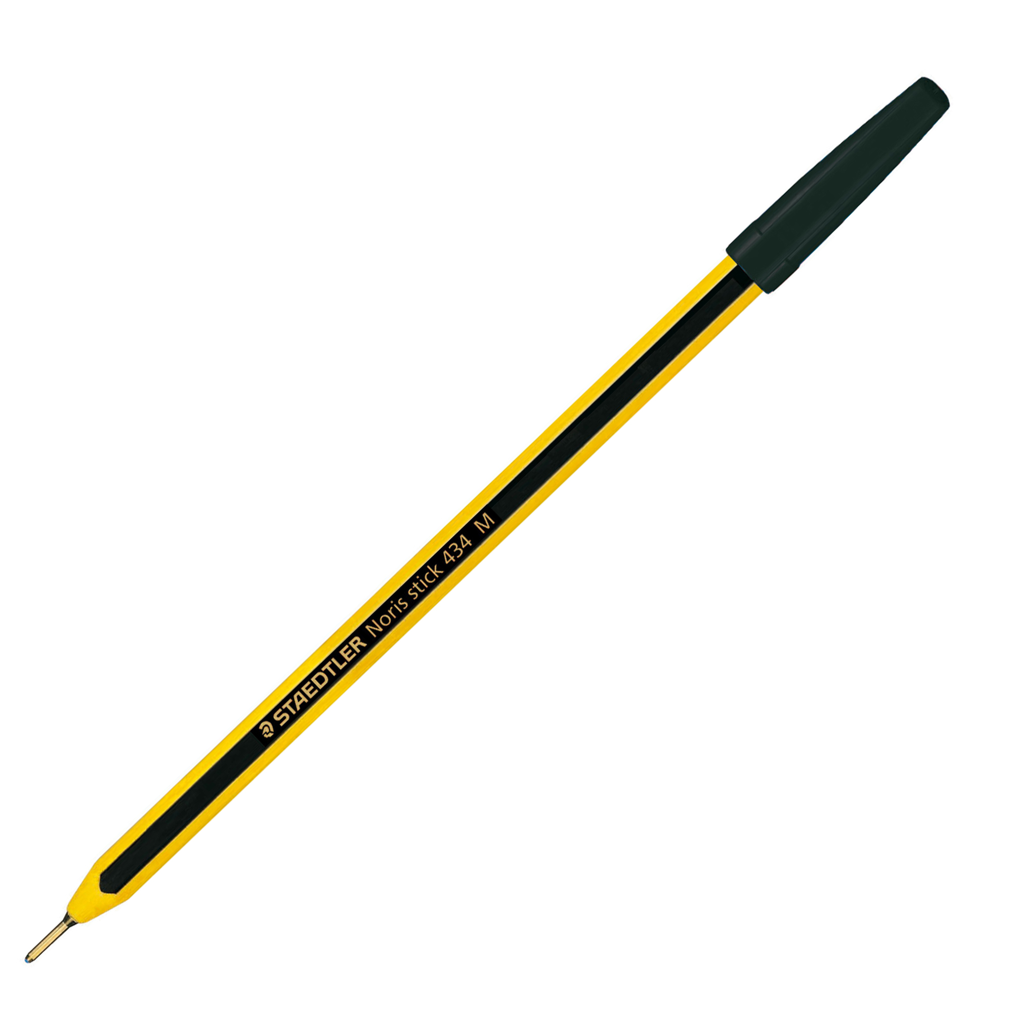 Penna a sfera Noris Stick - punta 1,0mm - nero  - Staedtler - conf. 20 pz