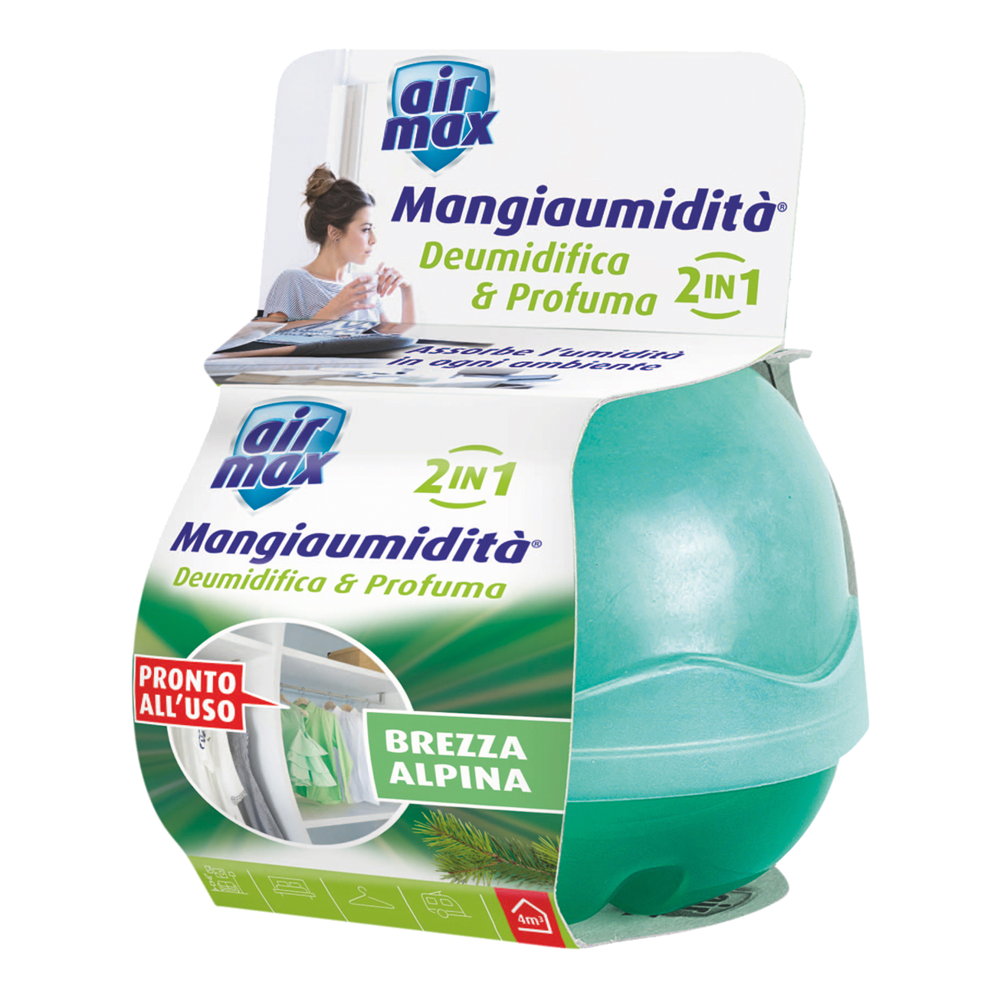 Kit MangiaumiditA' 2 in 1 Deo Brezza Alpina - 40 gr - Air Max