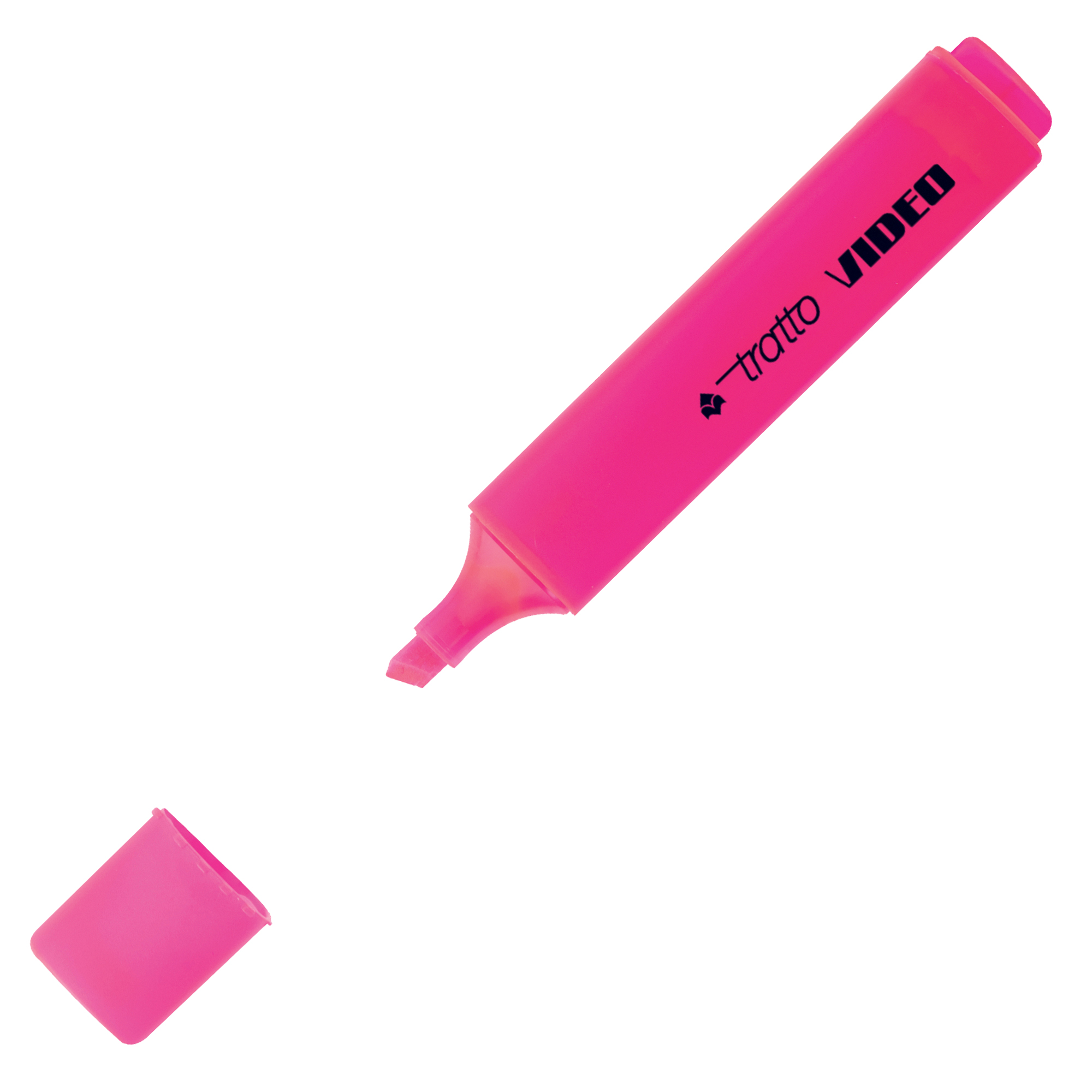 Evidenziatore Tratto Video  - punta a scalpello - tratto da 1,0-5,0mm - fucsia - Tratto