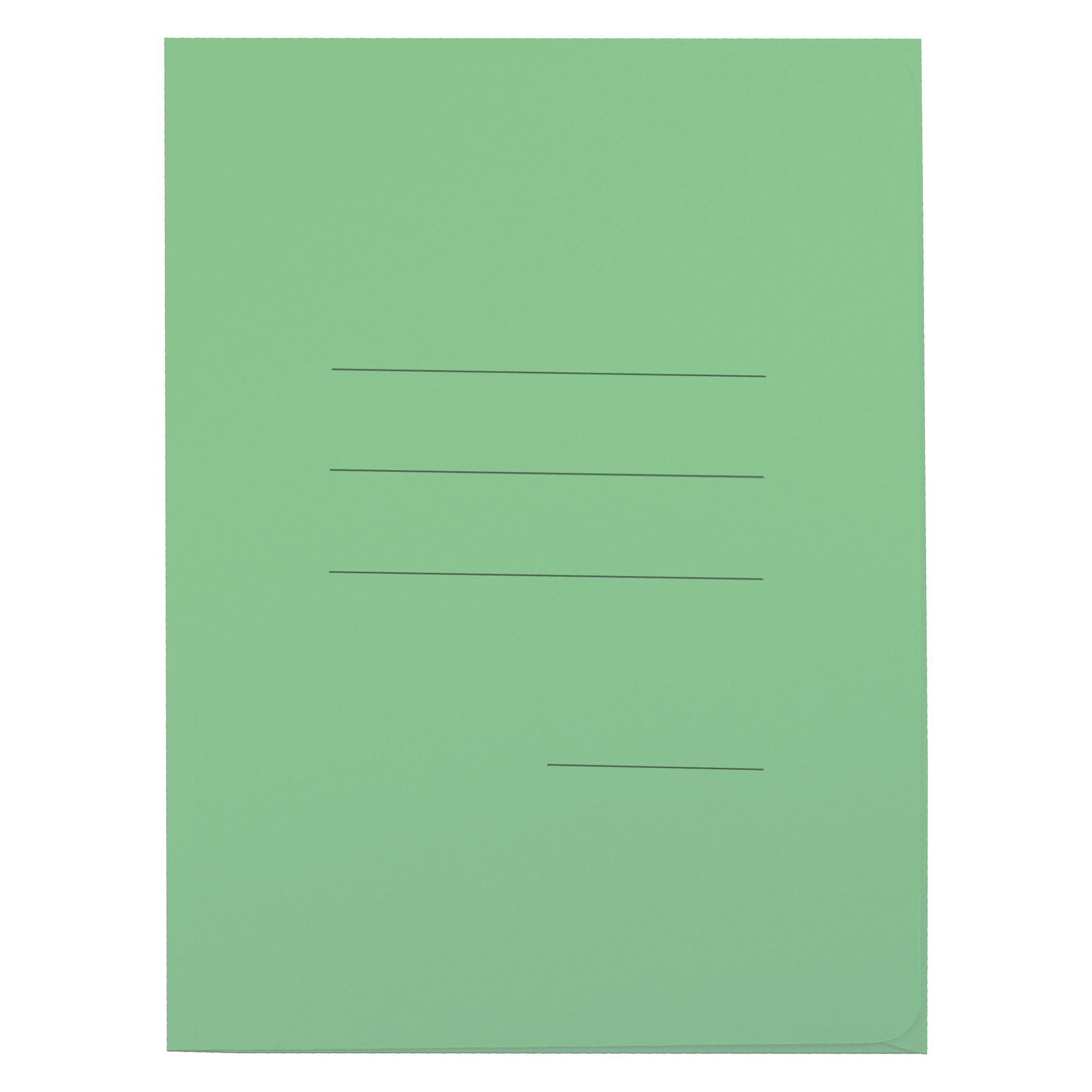 Cartellina 3 lembi con stampa Cartex - 200 gr - A4 - verde - Blasetti - conf. 25 pezzi