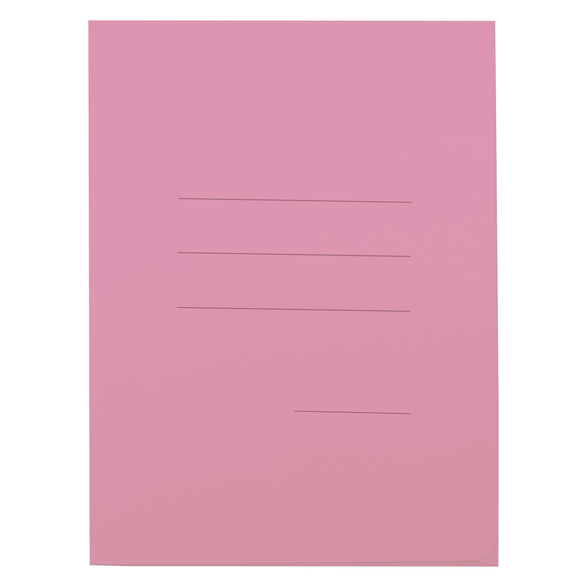 Cartellina 3 lembi con stampa Cartex - 200 gr - A4 - rosa - Blasetti - conf. 25 pezzi