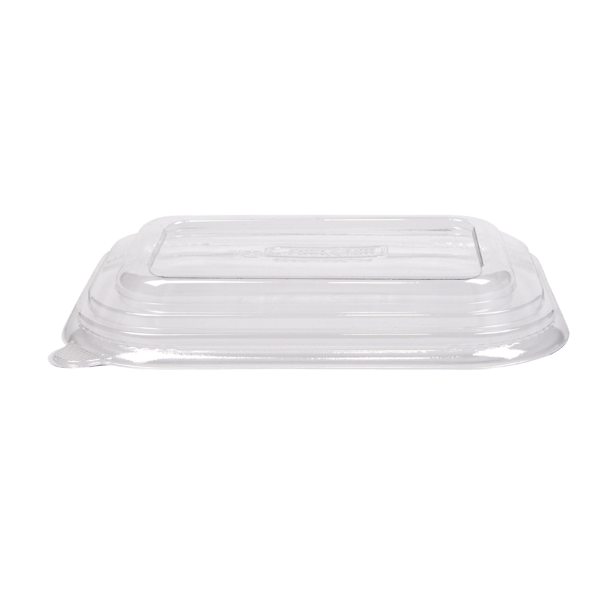 Coperchio in resina - per insalatiere rettangolari 500/750 ml - 17 cm - trasparente - Signor Bio - conf. 50 pezzi