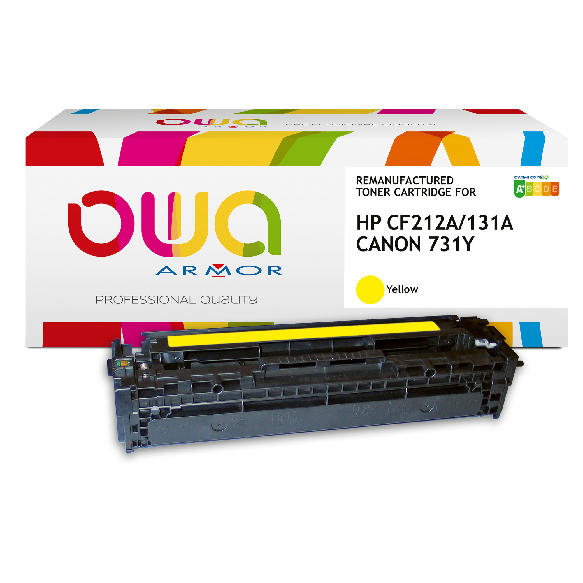 Armor - Toner Compatibile per Hp - Giallo - CF213A - 1.800 pag