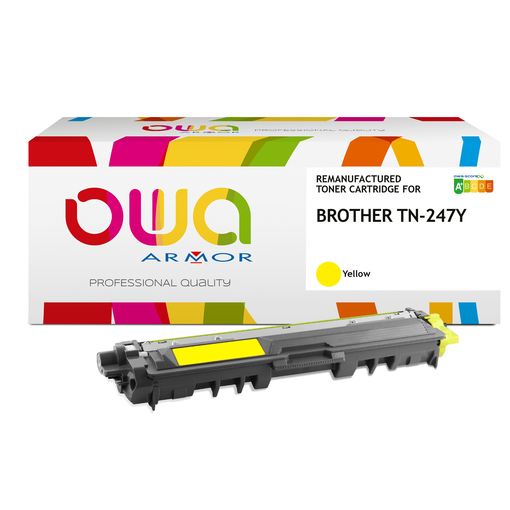 Armor - Toner Compatibile per Brother TN-247 - Giallo - K18604OW - 2.300 pag