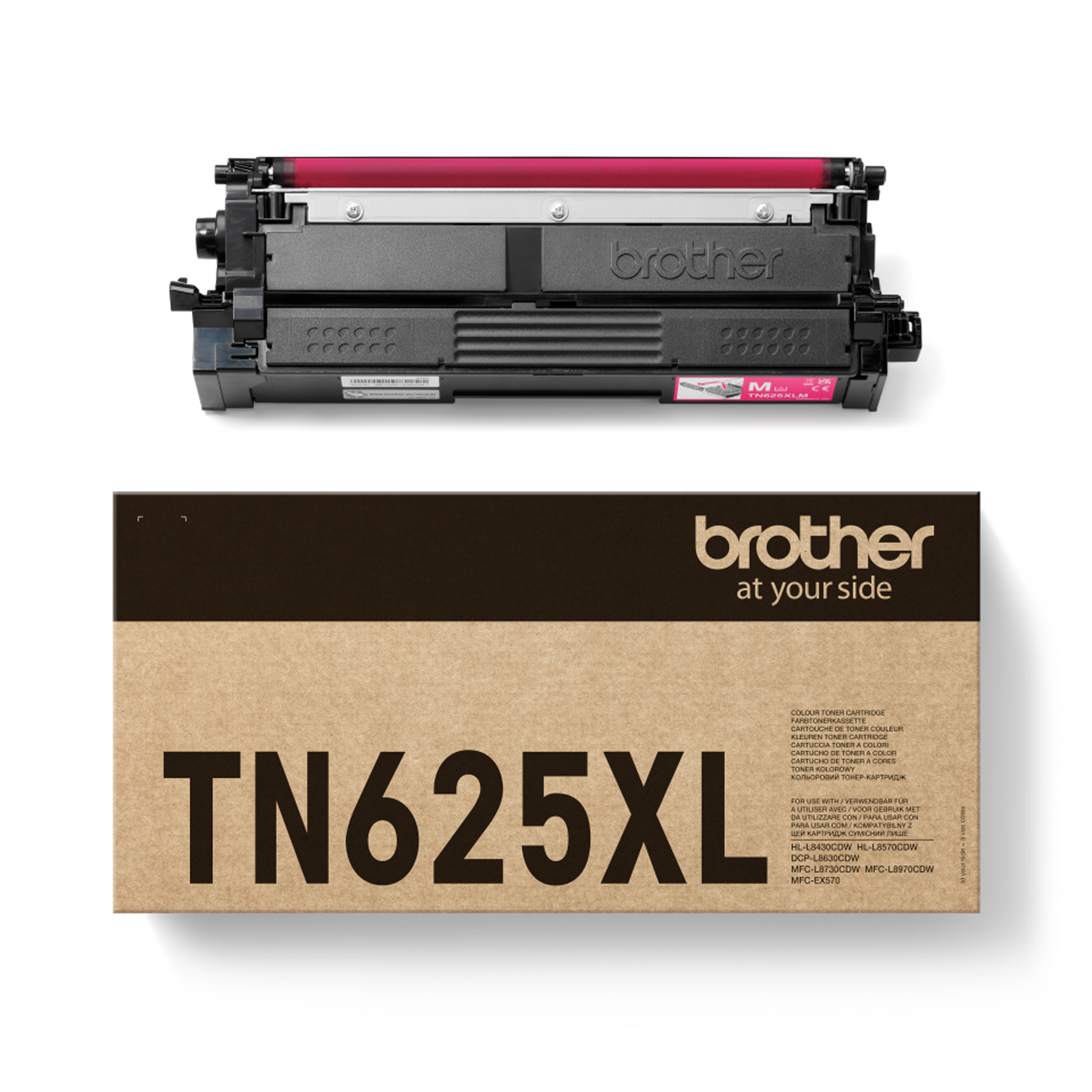 Brother TN-625XLM, 4500 pagine, Magenta, 1 pz