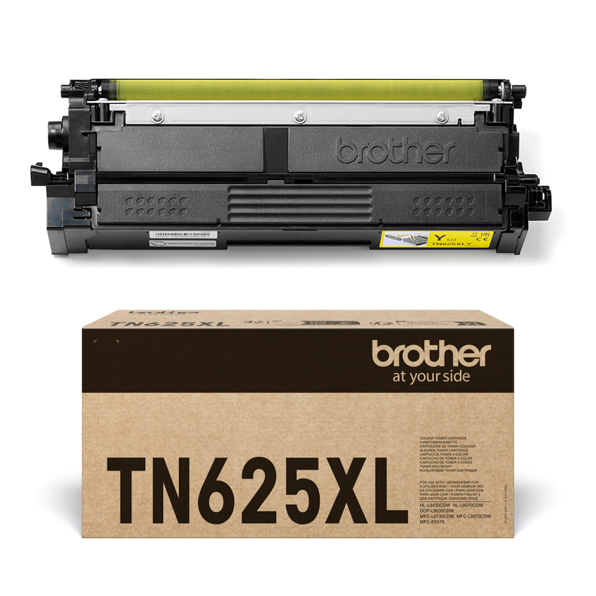Brother TN-625XLY, 4500 pagine, Giallo, 1 pz