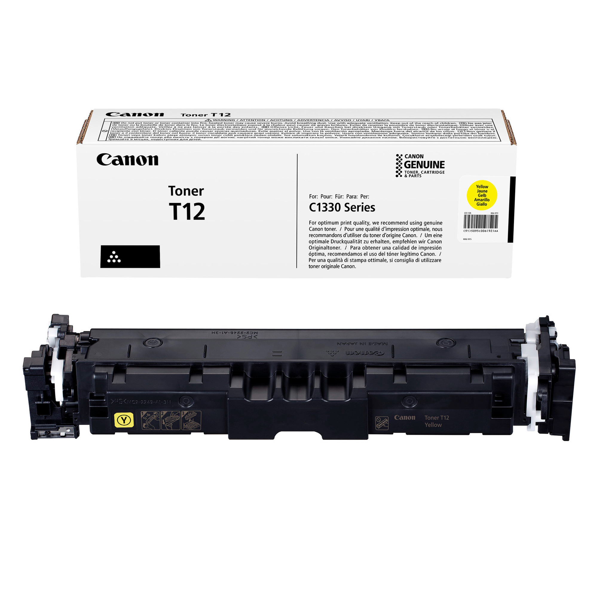 Canon - Toner per T12 - Giallo - 5095C006 - 5.300 pag