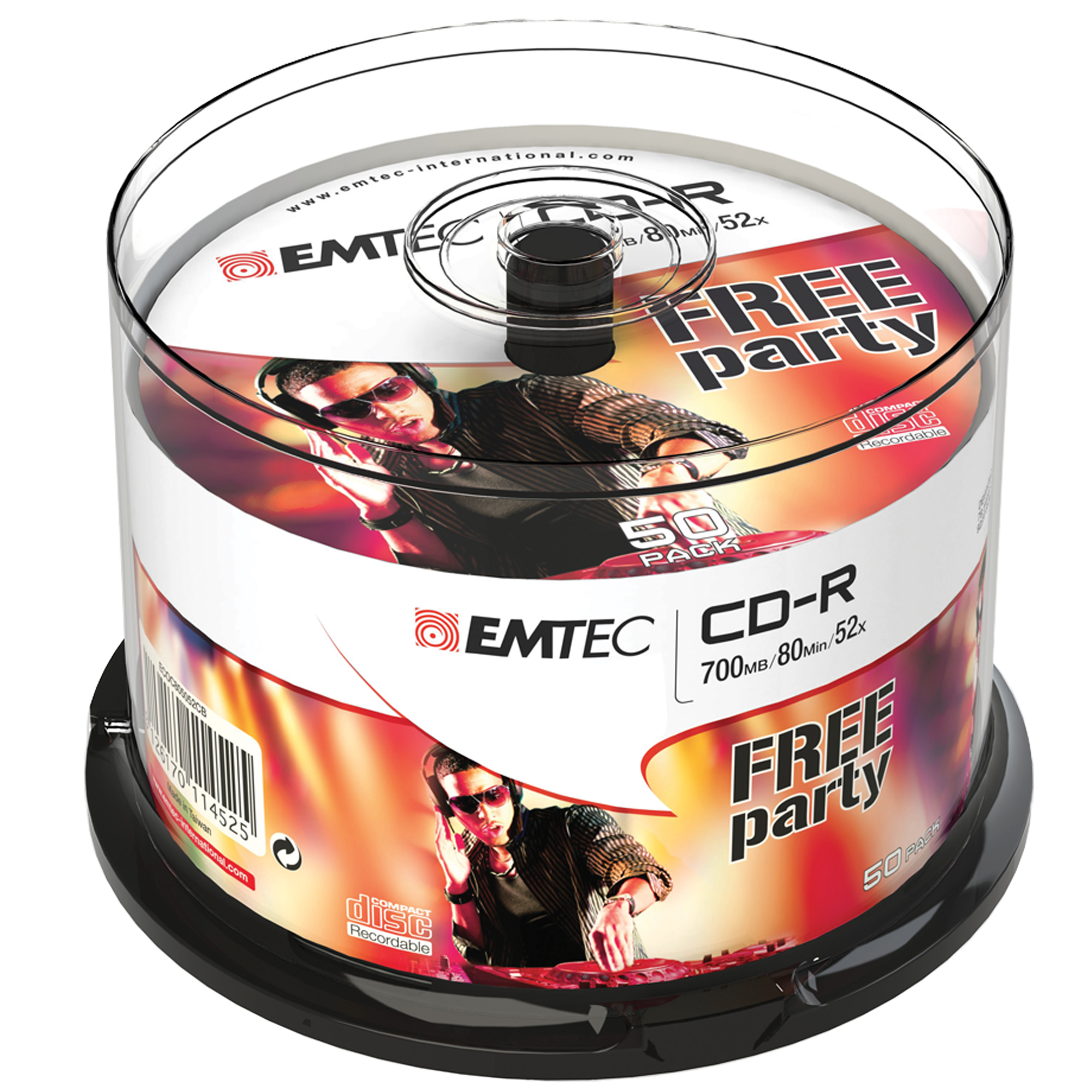 Emtec - CD-R - ECOC805052CB - 80min/700mb