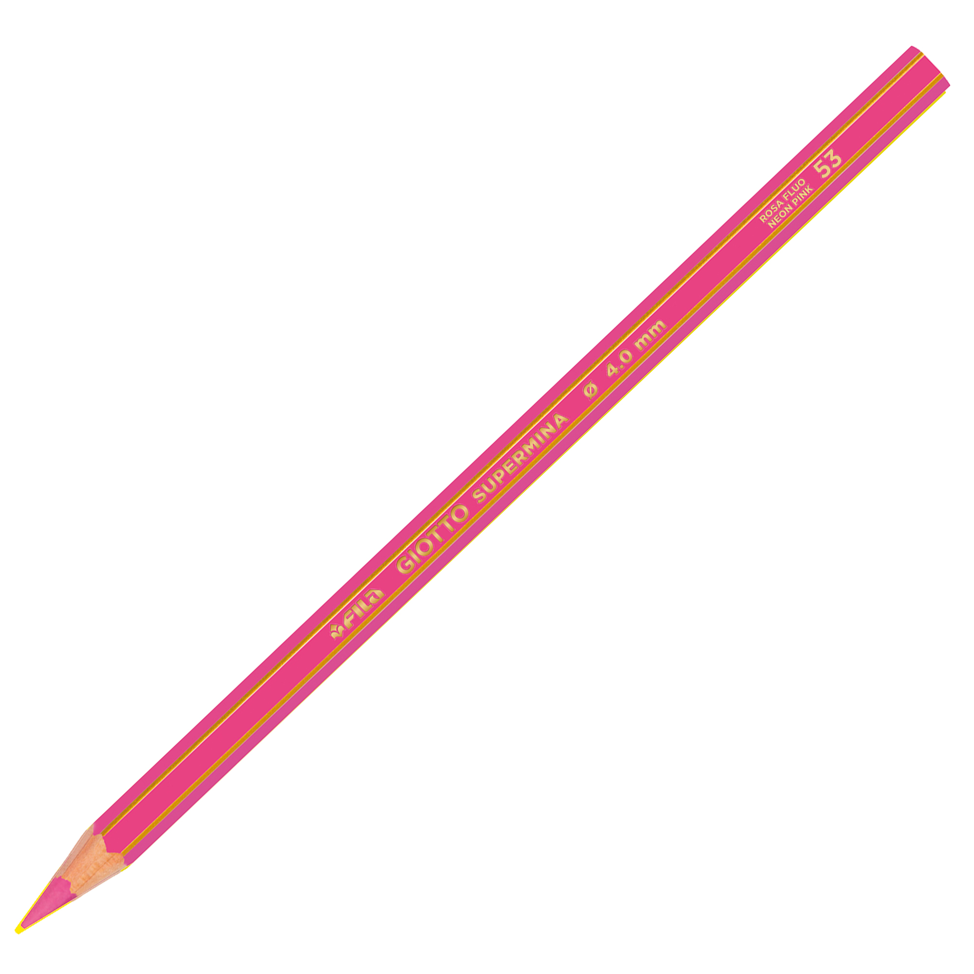 Pastello Supermina - mina 4 mm - rosa fluo 53 - Giotto