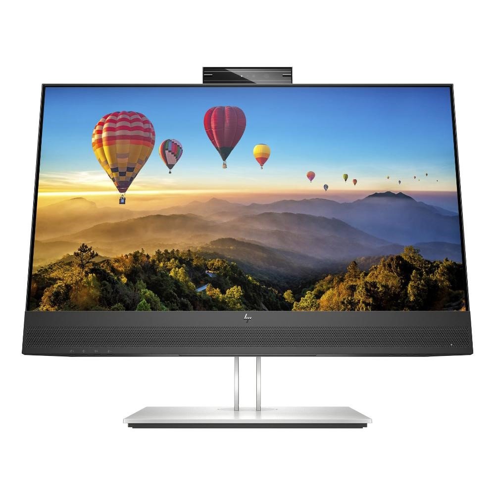 HP E24m G4 Conferencing - E-Series - monitor a LED - 24" (23.8" visualizzabile) - 1920 x 1080 Full HD (1080p) @ 75 Hz - IPS - 300 cd/m² - 1000:1 - 5 ms - HDMI, DisplayPort, USB-C - altoparlanti - argento (supporto), testa utensile nera - per Elite Mobile Thin Client mt645 G7; Fortis 11 G9; Pro Mobile Thin Client mt440 G3