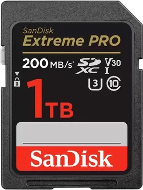 SanDisk Extreme Pro - Scheda di memoria flash - 1 TB - Video Class V30 / UHS-I U3 / Class10 - UHS-I SDXC