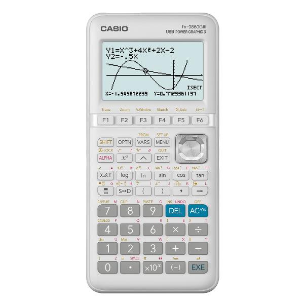 Calcolatrice scientifica grafica FX-9860GIII - 900 funzioni - bianco - Casio