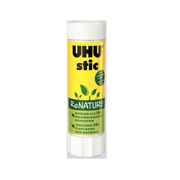 Colla UHU Stic ReNATURE - 40 gr - bianco - UHU