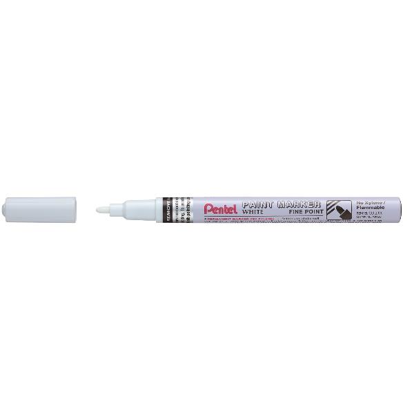 Marcatore Paint Marker Linea Amiko - punta fine 2,90mm - bianco - Pentel