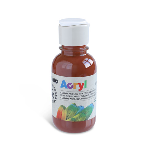 Colori Acryl - 125ml - terra di siena bruciata - Primo