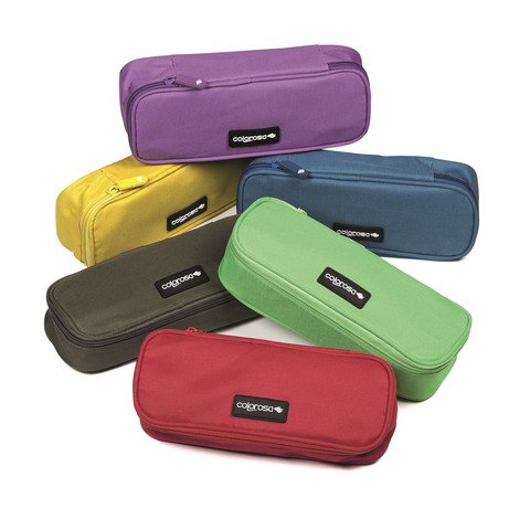 Astuccio ovale Colors - 23,5x9x5,5cm - colori assortiti - Colorosa