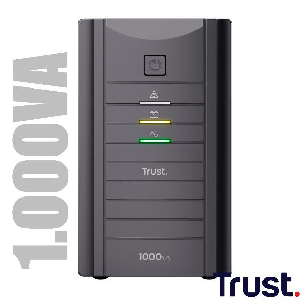 Gruppo di continuità Oxxtron 1000VA UPS + 2 prese schuko aggiuntive da 220 V - Trust