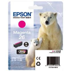 Epson - Cartuccia ink - 26 - Magenta - C13T26134012  - 4,5ml