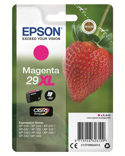 Epson - Cartuccia ink - 29XL - Magenta - C13T29934012 - 6,4ml