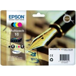 Epson - Multipack Cartuccia ink - 16 - C/M/Y/K -  C13T16264012 - C/M/Y 3,1ml cad - K 5,4ml