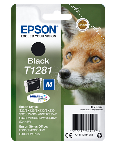 Epson - Cartuccia ink - Nero - T1281 - C13T12814012 - 5,9ml