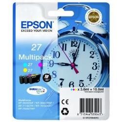 Epson - Confezione Cartuccia ink - 27 - C/M/Y - C13T27054022 - 3,6ml cad