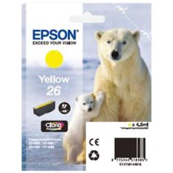 Epson - Cartuccia ink - 26 - Giallo - C13T26144012  - 4,5ml