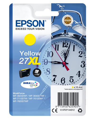 Epson - Cartuccia ink - 27XL - Giallo - C13T27144012 - 10,4ml