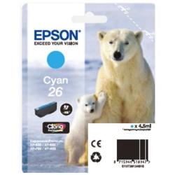 Epson - Cartuccia ink - 26 - Ciano - C13T26124012  - 4,5ml