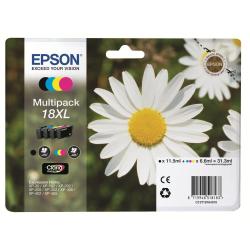 Epson - Cartuccia ink - 18XL - C/M/Y/K - C13T18164012 - C/M/Y 6,6ml cad - K 11,5ml